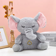 Emmy the Breathing Elephant, 4-in-1 Sleep Buddy with Rhythmic Breathing, Calming Melodies & Soft Glow Lights