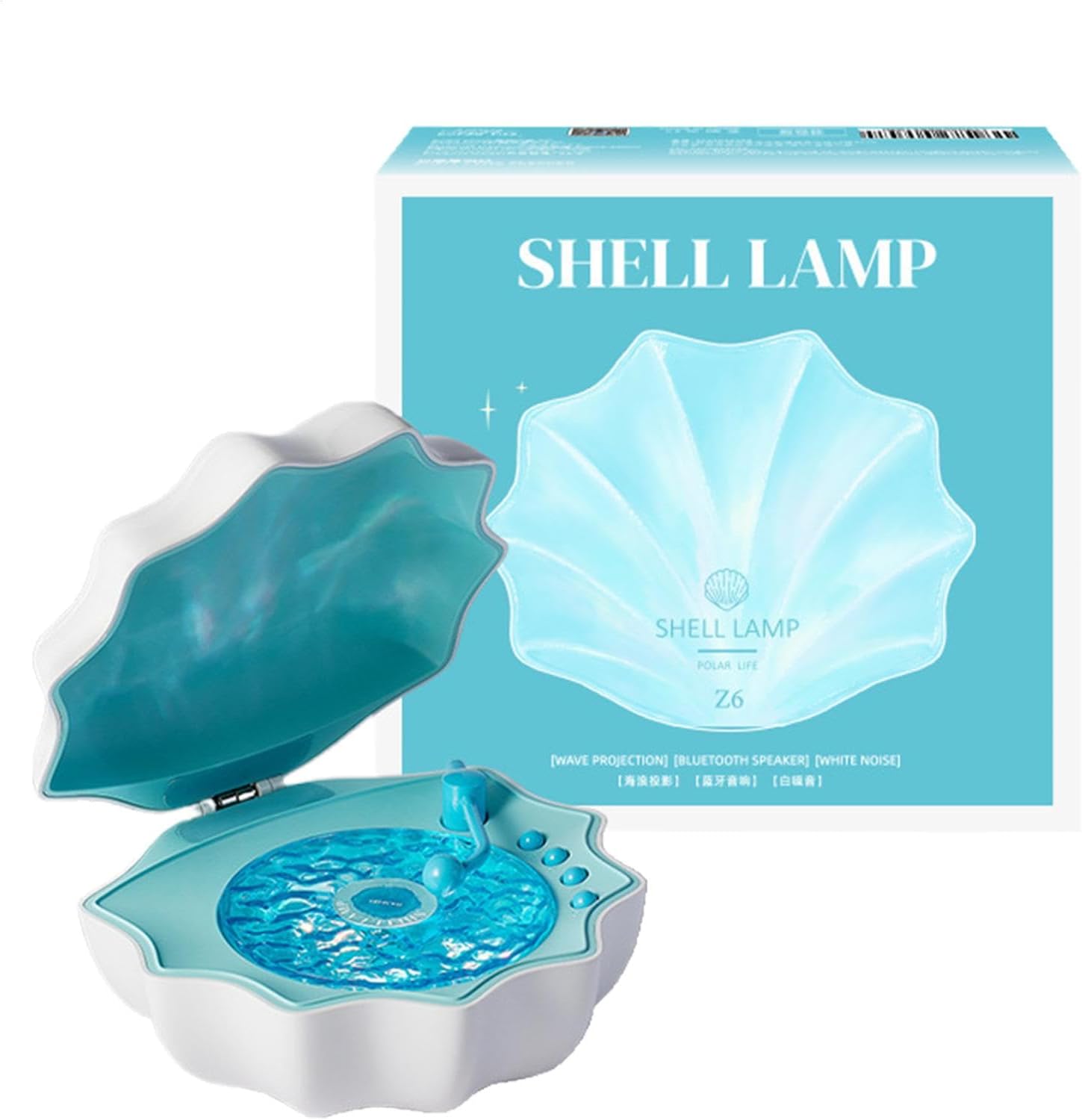 Retro Bluetooth Speaker with White Noise & Light