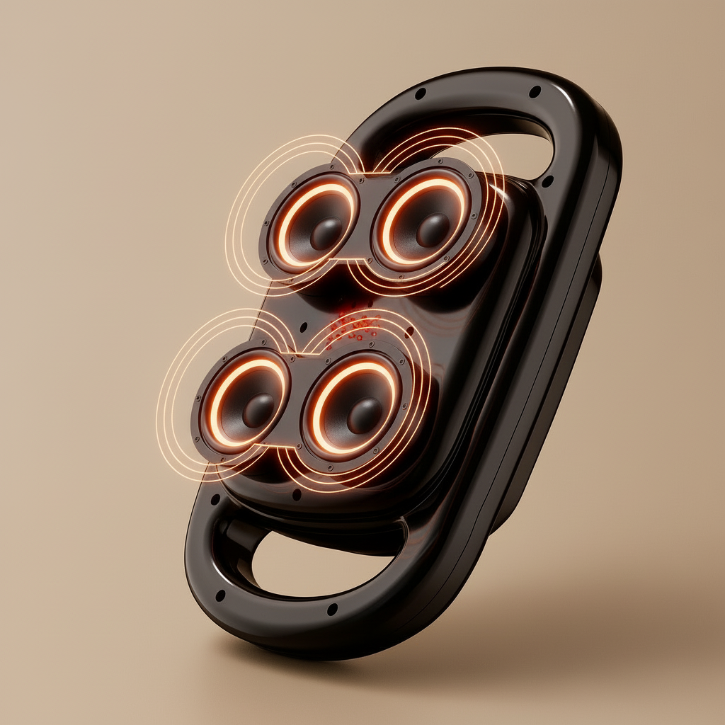 6-Head Deep Tissue Massage Gun