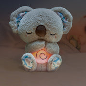 Original Koala Plush 4-in-1 Sleep Buddy, Soothing Rhythmic Breathing Plush with Calming Melodies & Soft Glow Lights