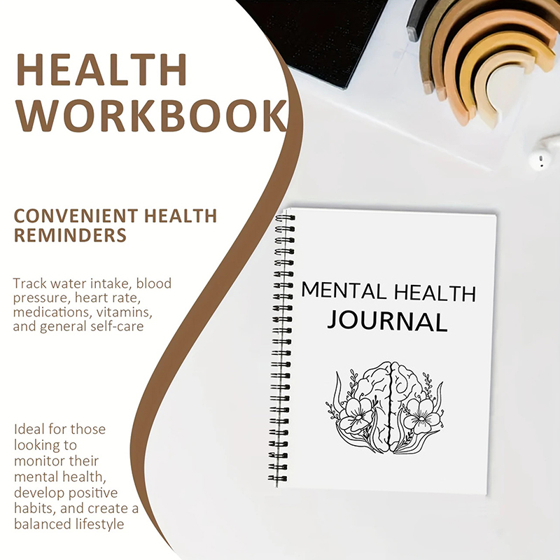 Mental Health Journal – Self-Care Planner Workbook