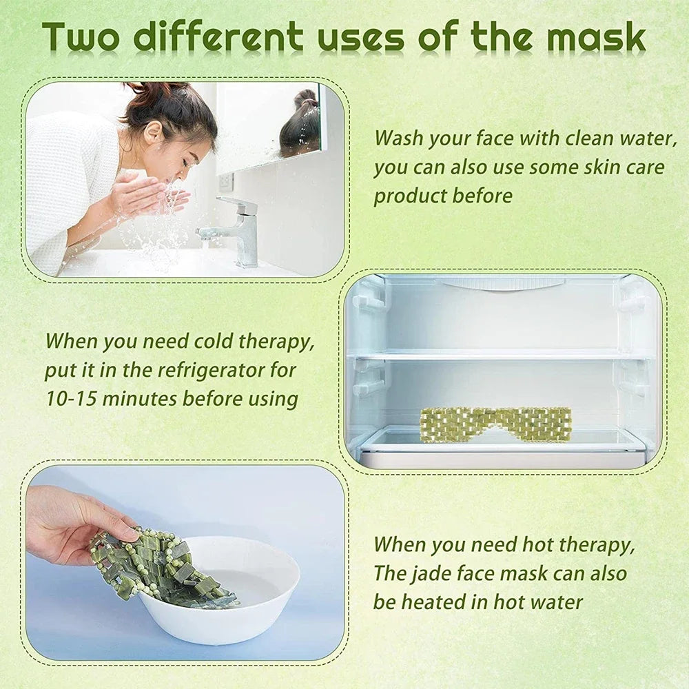 Cooling Jade Eye Mask for Relaxation