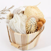 Natural Wooden Bucket Spa Gift Set