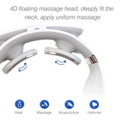 Electric 4-Head Neck Massager with Heat