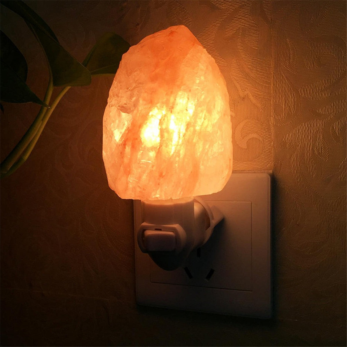 Salt Lamp - Natural Crystal Bedside Night Light