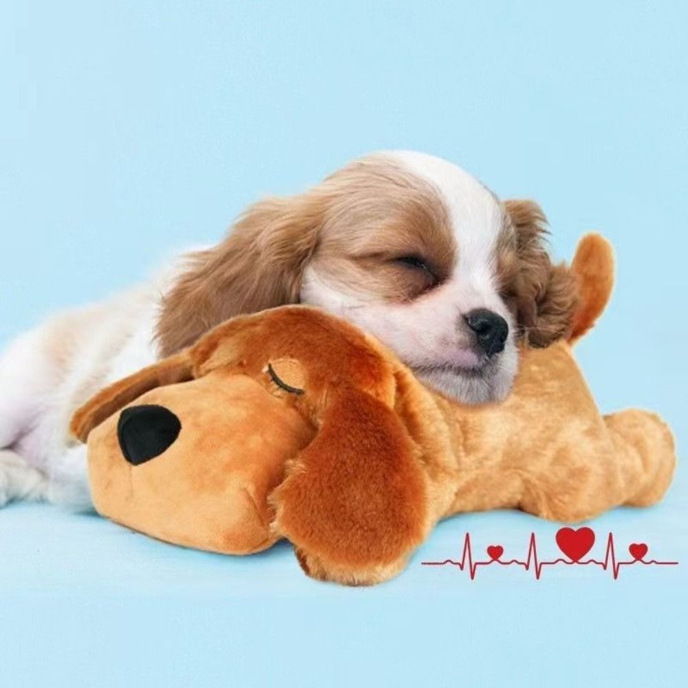 Heartbeat Plush Dog Toy