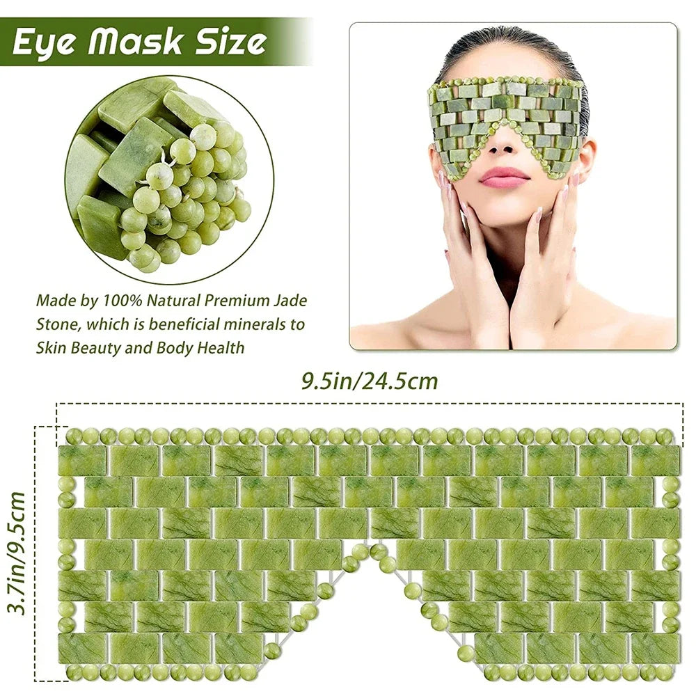 Cooling Jade Eye Mask for Relaxation