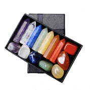 Chakra Crystal Gemstone Set – Natural Quartz & Minerals Gift Box