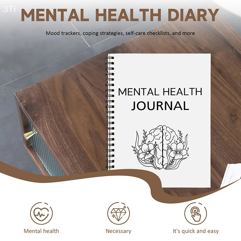 Mental Health Journal – Self-Care Planner Workbook