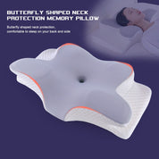 Butterfly Memory Foam Cervical Orthopedic Pillow