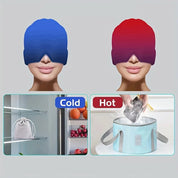 Gel Head Ice Cap Cold Hot Wrap