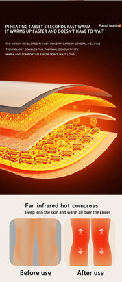 Electric Heating Knee Massager Pads