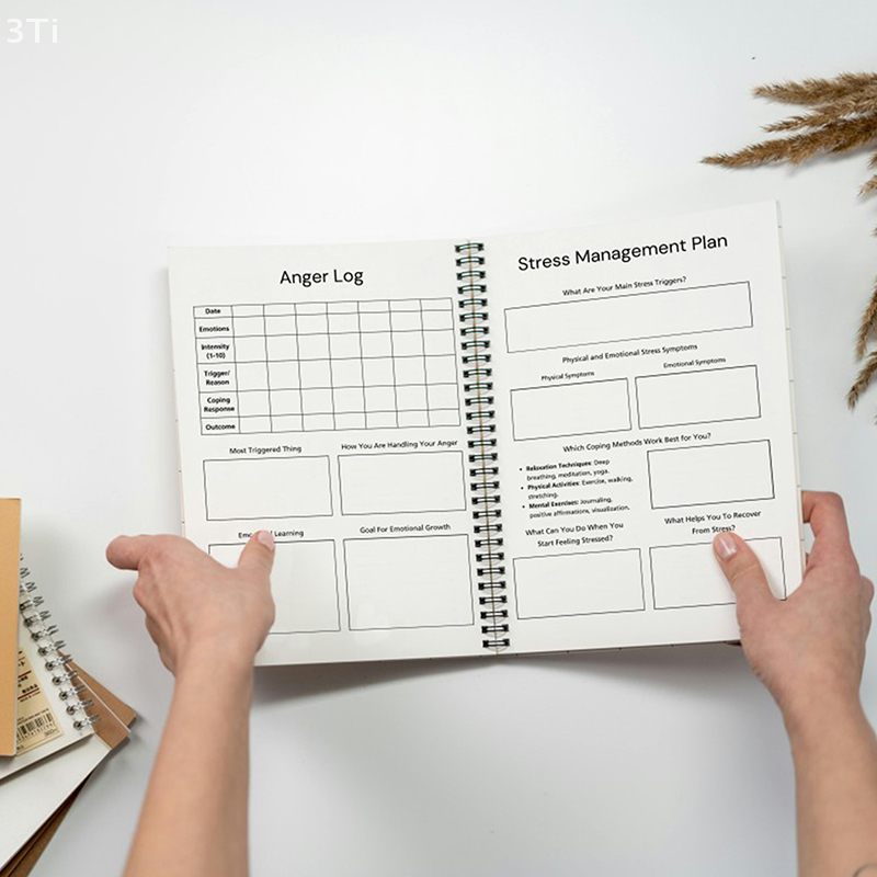 Mental Health Journal – Self-Care Planner Workbook