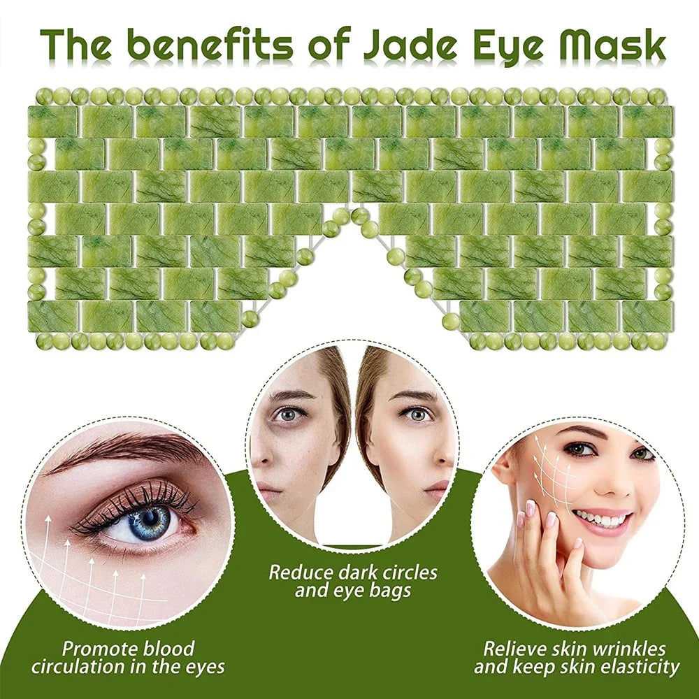 Cooling Jade Eye Mask for Relaxation
